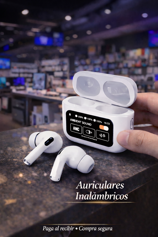 AURICULARES CON PANTALLA INALAMBRICOS SMARTPODS X