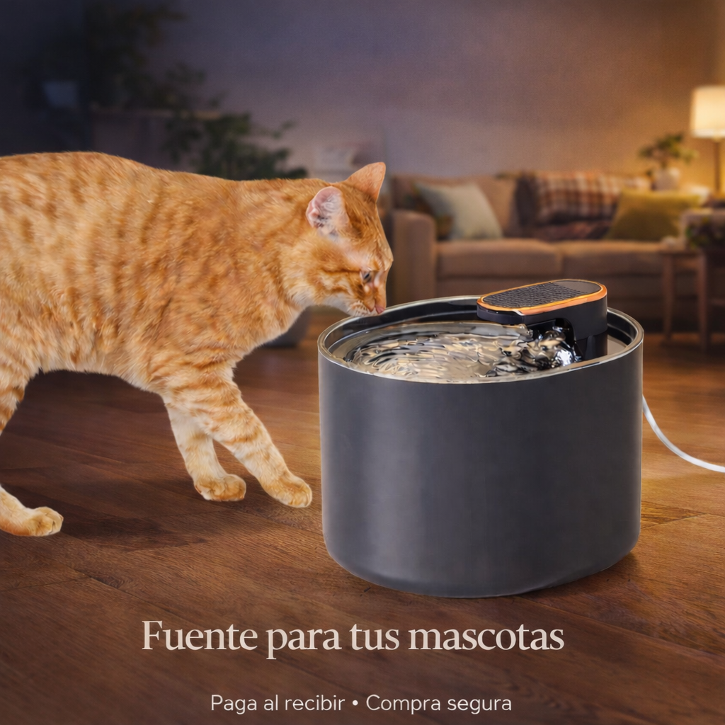 FUENTE DE AGUA AUTOMATICA PARA MASCOTAS HYDROPET