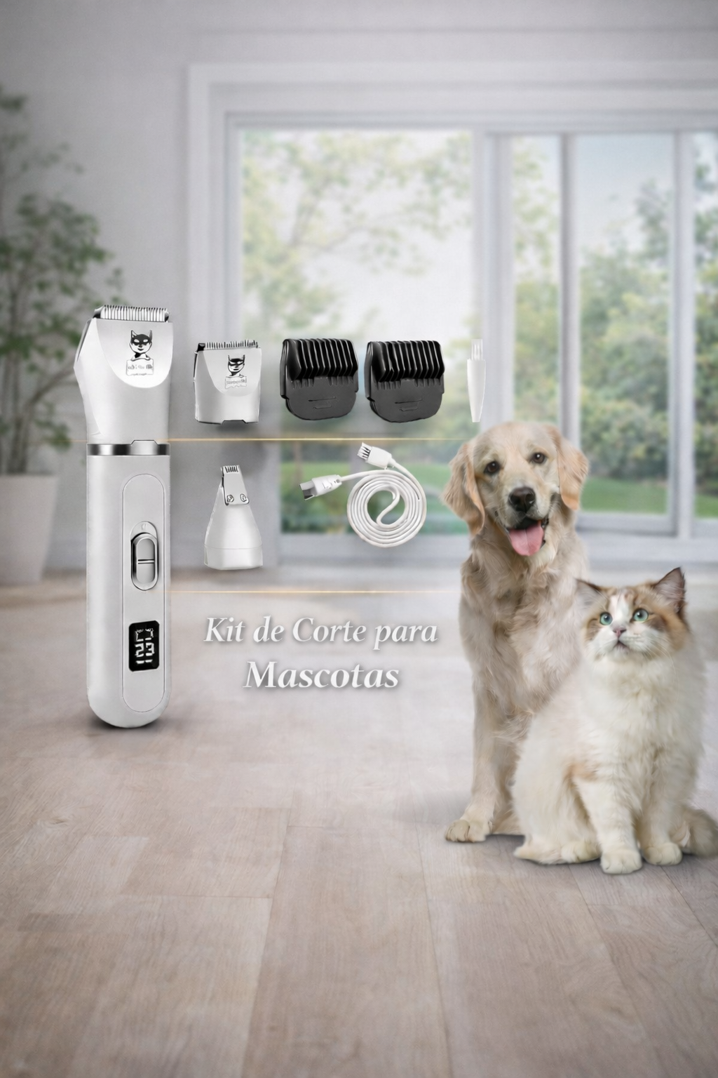 RASURADOR MAQUINA CORTA PELO DE MASCOTAS PETSTYLE CLIPPER