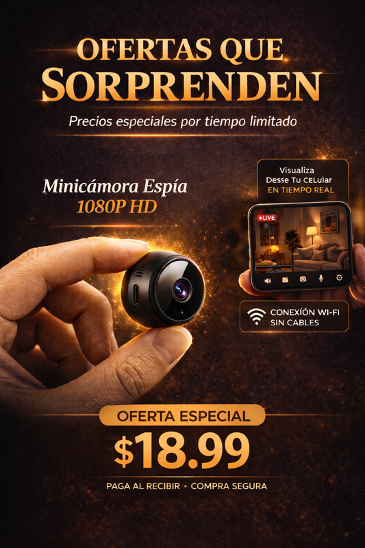 Mini Cámara Espía SpyCam 150°